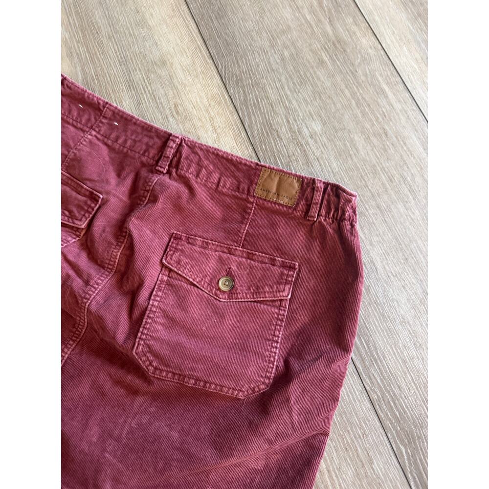 American Eagle Burgundy Corduroy Skirt - Picture 6 of 6